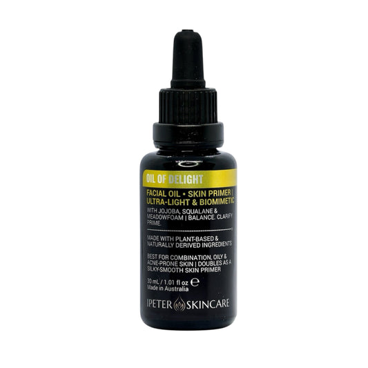 Balancing Facial Oil & Skin Primer | Combination, Oily & Acne-Prone Skin | 30mL